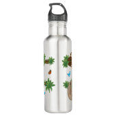 Bouteille d'eau personnalisée Stanley Sloth violet (Dos)