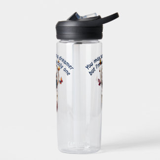 Bouteille D'eau Personnaliser Boho Owl Beautiful Hippie