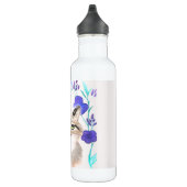 Bouteille D'eau Personnaliser - Cute Cat Art Water Bottle (Droite)