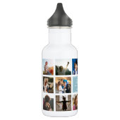 Bouteille D'eau Personnaliser le collage de photos de nom d'enfant (Gauche)