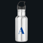 Bouteille D'eau Personnaliser, personnaliser Alphabet lettre initi<br><div class="desc">Personnaliser,  personnaliser Alphabet lettre initiale bouteille d'eau en acier inoxydable lettre bleue</div>