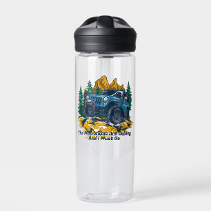 Bouteille D'eau Personnaliser Quatre Roues Motrices Les Montagnes