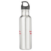 Bouteille D'eau Personnaliser Retour à l'école (Dos)