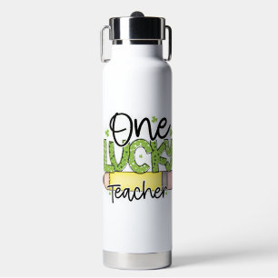 Bouteille D'eau Personnalisez la Saint-Patrick pour un professeur