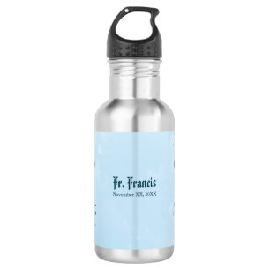 Bouteille D'eau Personnalisez, prêtre d'anniversaire de