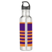 Bouteille D'eau Personnalisez Purple Et Gold Ajouter Le Nom De L'É (Dos)