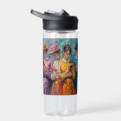 Bouteille D'eau Personnes du 19e siècle utilisant des smartphones (Droite)