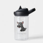 Bouteille D'eau Petit âne gris mignon (Gauche)