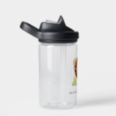Bouteille D'eau Petit Lion Simple Mignonne Avec Nom Enfants (Arrière Complet)