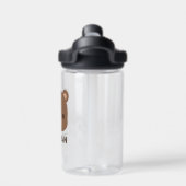 Bouteille D'eau Petit ours Brown mignon avec nom personnalisé (Salle de sport)
