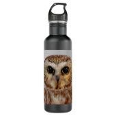 Bouteille D'eau Petite Chouette blanche de Vache du Nord (Devant)