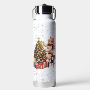 Bouteille D'eau Petite fille Anime tailler l'arbre