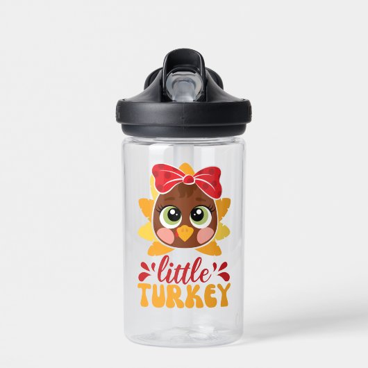 Bouteille D'eau Petite fille d'Action de grâce Kids (Avant)