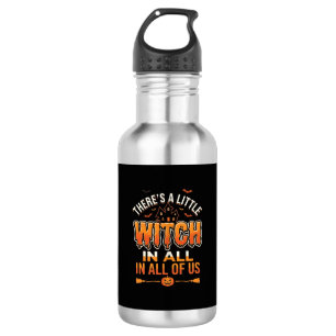 Bouteille D'eau Petite Sorcière Halloween Sorcière Conception de T