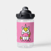 Bouteille D'eau Petites Filles Unicorne Retour À L'École (Salle de sport)