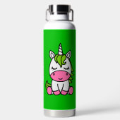 Bouteille D'eau Petites Filles Unicorne Retour À L'École (Plage)