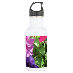 Bouteille D'eau Petunias colorées