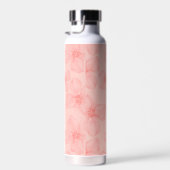 Bouteille D'eau Peur rose florale Pas Ésaïe 41:10 Verse de la Bibl (Plage)