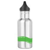 Bouteille d'eau Pexagon à membrane ondulée (Gauche)