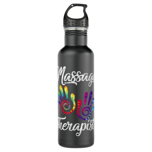 Bouteille D'eau Ph Funny Massage Thérapeute Costume à la main (Devant)