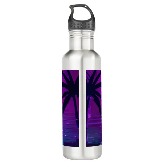 Bouteille D'eau Pharaon Synthwave (Dos)