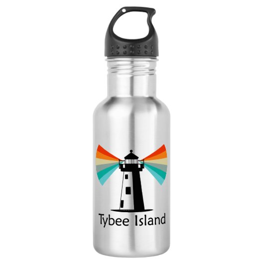 Bouteille D'eau Phare de Georgia de Tybee Island (Devant)