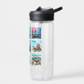 Bouteille D'eau Phare de plage abandonnés et bateaux (Gauche)