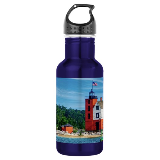 Bouteille D'eau Phare de Round Island (Devant)
