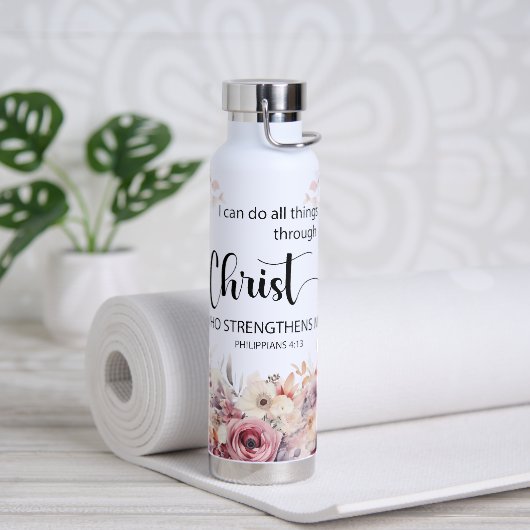 Bouteille D'eau Philippiens 4:13 (Yoga)