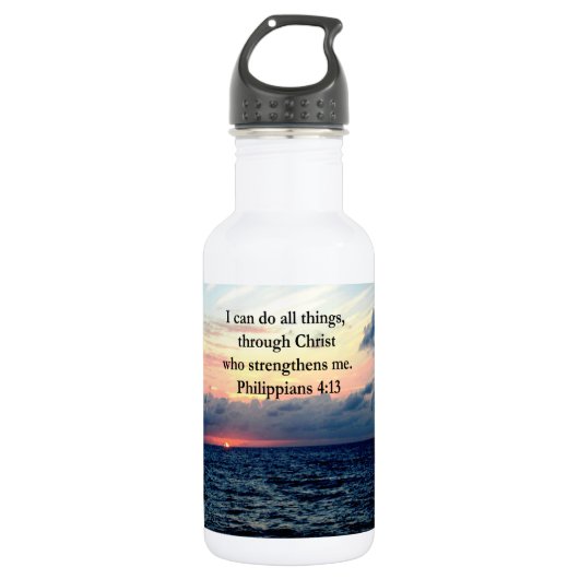 BOUTEILLE D'EAU PHILIPPIENS 4:13 (Devant)