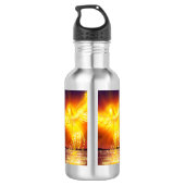 Bouteille D'eau Phoenix se lève sur l'eau (Dos)