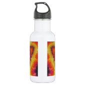 Bouteille D'eau Phoenix Signes de Paix aux Oiseaux Tie Dye (Dos)