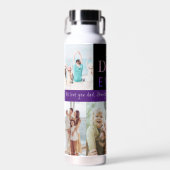 Bouteille D'eau Photo Best Papa Ever Musique Cool Fête des pères m (Avant)