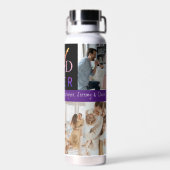 Bouteille D'eau Photo Best Papa Ever Musique Cool Fête des pères m (Arrière)