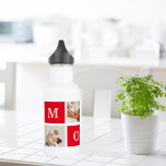 Bouteille D'eau Photo Collage Moderne & Best Mom Ever Cadeau<br><div class="desc">Photo & Texte Moderne Best Mom Ever Gift. Meilleur cadeau personnalisé pour la journée des mères,  la journée de la femme ou l'anniversaire de maman. Surprenez Maman avec un cadeau qui est aussi Extraordinaire qu’elle.</div>