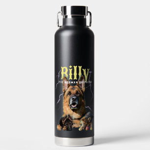 Bouteille D'eau Photo de chien personnalisée Bootleg tendance 90s