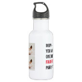 Bouteille D'eau Photo de collection moderne & Joyeux cadeau de la  (Dos)