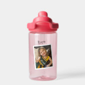 Bouteille D'eau Photo et nom de l'enfant customisé (Salle de sport)