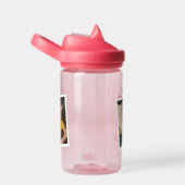 Bouteille D'eau Photo et nom de l'enfant customisé (Arrière Complet)