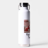 Bouteille D'eau Photo et texte personnalisés (Avant)