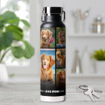Bouteille D'eau Photo personnalisée de la maman du chien<br><div class="desc">Personnalisé Best Dog Mom 9 Photo Collage Bouteille d'eau. Cette bouteille d'eau chaleureuse est une façon parfaite de célébrer la maman chien dans votre vie. Avec un collage de neuf photos d'animaux chères, cette bouteille rassemble des souvenirs bien-aimés pour un rappel touchant et quotidien. En bas, Best Dog Mom s'affiche...</div>