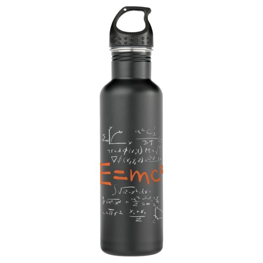 Bouteille D'eau Physique Math Formule Enseignant Formation EMC2 (Devant)