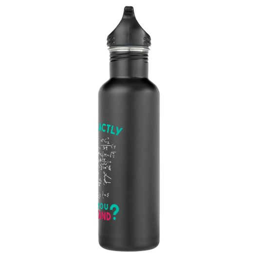 Bouteille D'eau Physique Math Formule Plaisanterie (Droite)