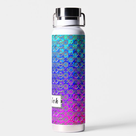 Bouteille D'eau Pi à 10 chiffres Centesimal par Kenneth Yoncich (Arrière)