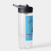 Bouteille D'eau Piano, clavier et notes musicales (Droite)