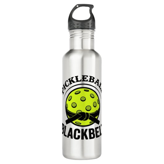 Bouteille D'eau Pickleball Blackbelt - Funky Pickleball Master (Devant)