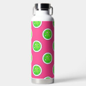 Bouteille D'eau Pickleball Green Pickleballs Pois Hot rose (Avant)