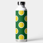 Bouteille D'eau Pickleball Jaune Pickleballs Pois Vert (Droite)