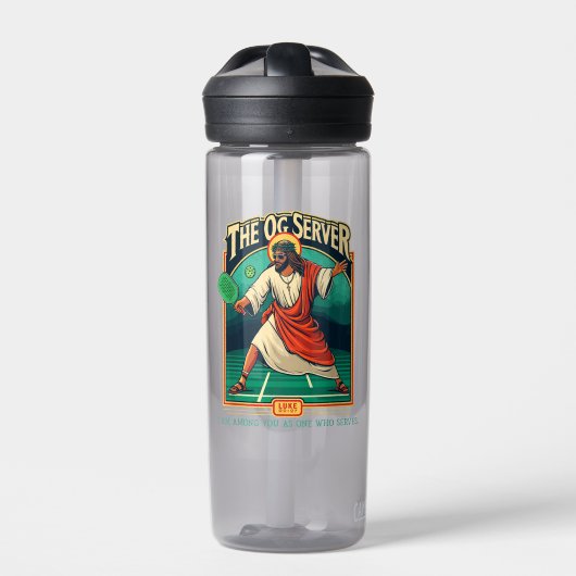 Bouteille D'eau Pickleball Jésus chrétien (Extérieur)