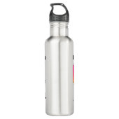 Bouteille D'eau Pickleball Lover Dans ma tête je joue au Picklebal (Dos)